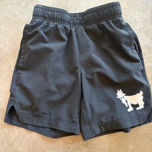 Kids Black Casual Shorts